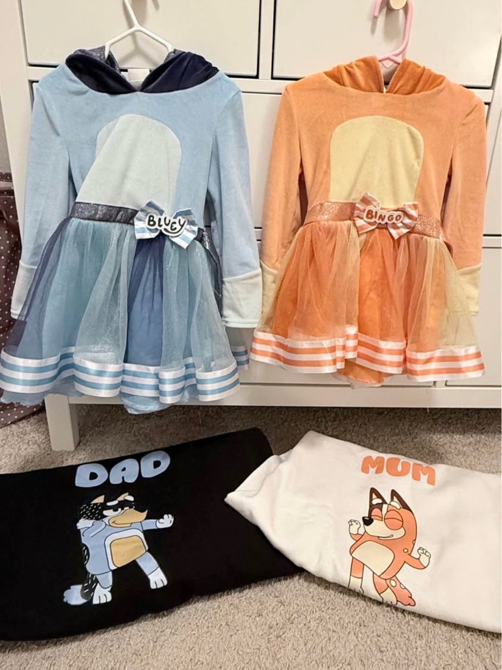 Bluey Family Costume - Bluey, Bingo, Chili and Bandit